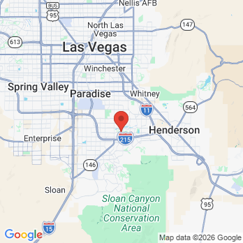 Map to Vegas Dentist office in Henderson, NV