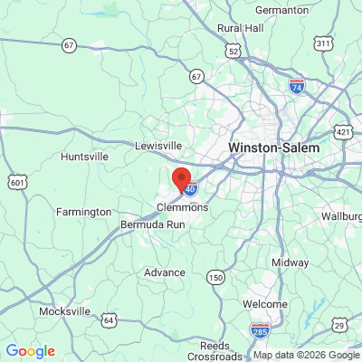 Map to  office in Clemmons, NC