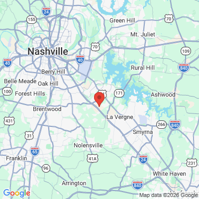 Map to  office in Nashville, TN
