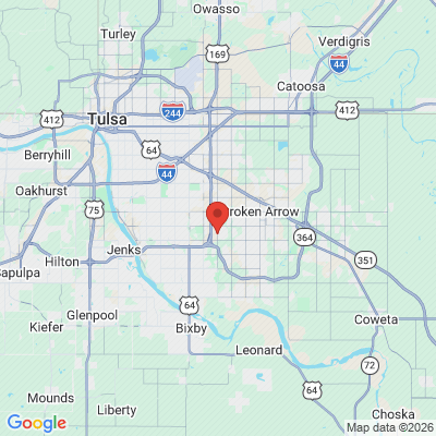 Map to  office in Broken Arrow, OK