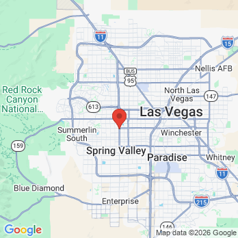 Map to Wanlass Dental office in Las Vegas, NV