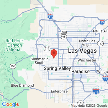 Map to Aary Dental office in Las Vegas, NV