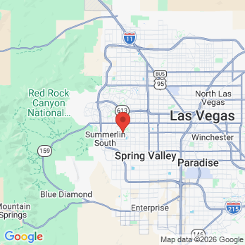 Map to Robin Dale Lobato DDS PC office in Las Vegas, NV