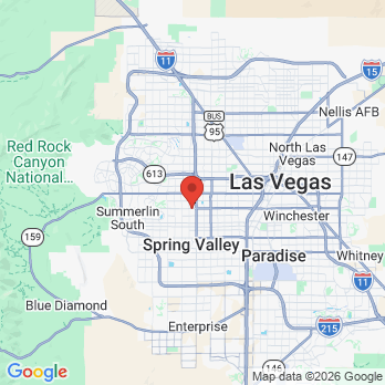 Map to Union Dental office in Las Vegas, NV