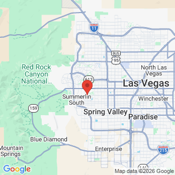 Map to Vivid Dental office in Las Vegas, NV