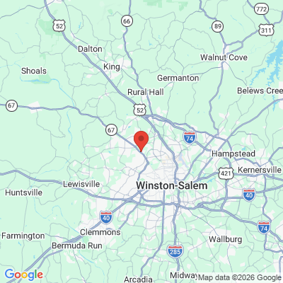 Map to  office in Winston Salem, NC