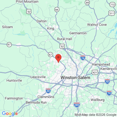 Map to  office in Winston Salem, NC