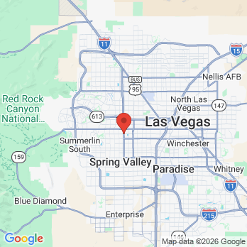 Map to Lake Sahara Dental office in Las Vegas, NV