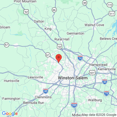 Map to  office in Winston Salem, NC