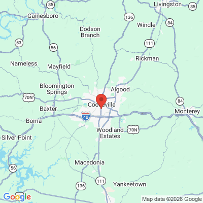 Map to  office in Cookeville, TN