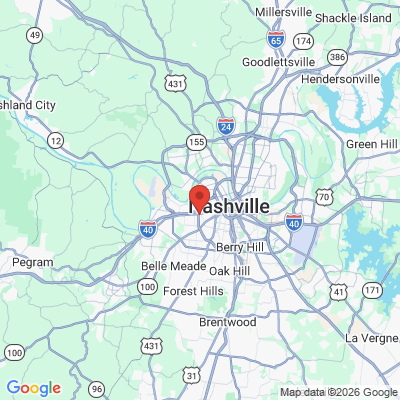 Map to  office in Nashville, TN