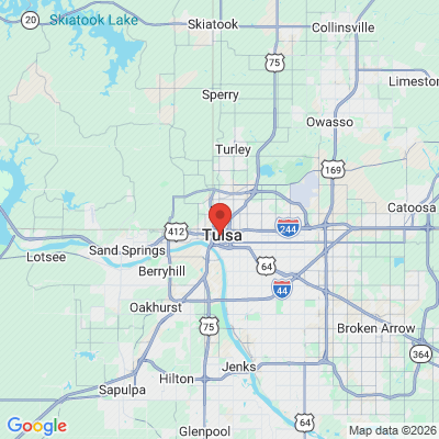 Map to  office in Tulsa, OK