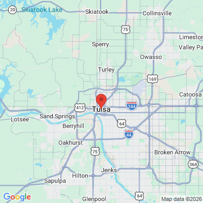 Map to  office in Tulsa, OK