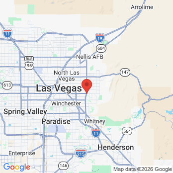 Map to The Dental Difference office in Las Vegas, NV