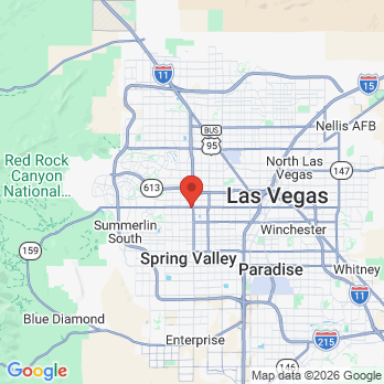 Map to Ronald R. Marshall DDS, Ltd. office in Las Vegas, NV
