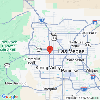 Map to Alan L Ozaki DDS, Ltd. office in Las Vegas, NV