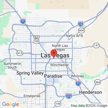 Map to DR AZIMI DDS office in Las Vegas, NV