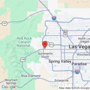 Map to Red Rock Dental Summerlin office in Las Vegas, NV