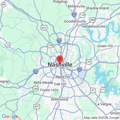 Map to  office in Nashville, TN