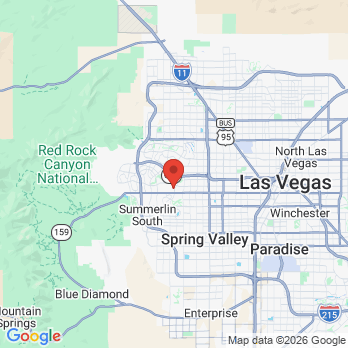 Map to Summerlin Dental Solutions office in Las Vegas, NV