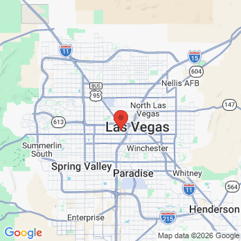 Map to Gentle Dentistry of Las Vegas LLC office in Las Vegas, NV