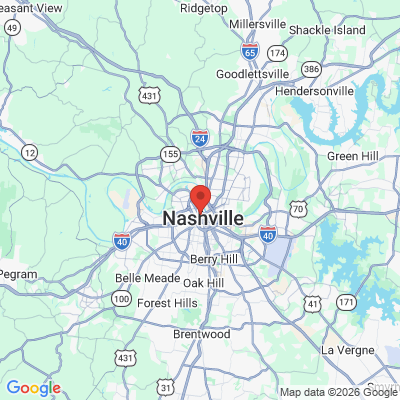 Map to  office in Nashville, TN