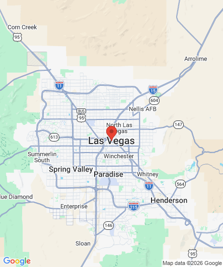 Map to Princess Dental Staffing Agency office in Las Vegas, NV