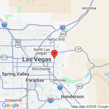 Map to Nevada Dental Benefits office in Las Vegas, NV