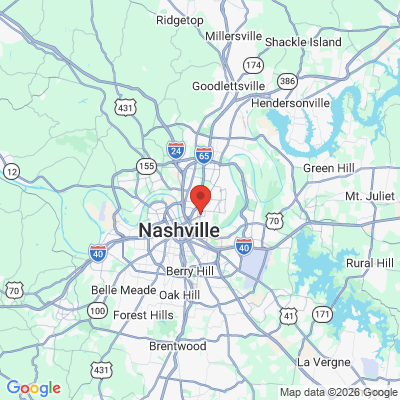 Map to  office in Nashville, TN