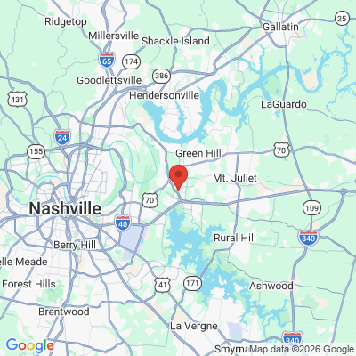 Map to  office in Hermitage, TN
