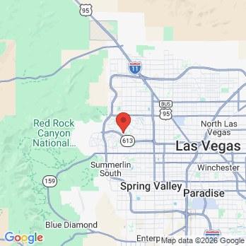 Map to Inspire Dental office in Las Vegas, NV
