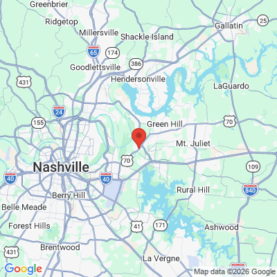 Map to  office in Hermitage, TN