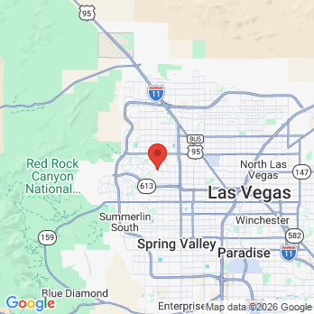Map to Moore Family Dentistry office in Las Vegas, NV