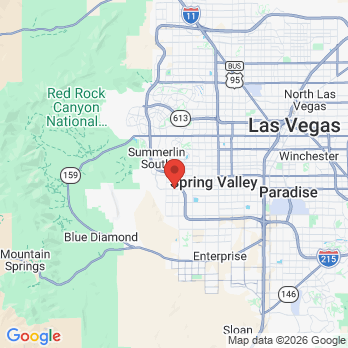 Map to Red Rock Endodontics office in Las Vegas, NV