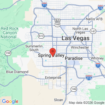 Map to Rainbow Dental Care office in Las Vegas, NV