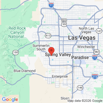 Map to Dr. William G. Robison, DDS office in Las Vegas, NV