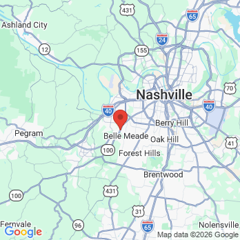 Map to Adams & Seaton Pediatric Dentistry office in Nashville, TN