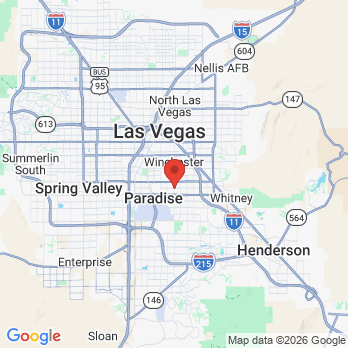 Map to Preferred Family Dentistry office in Las Vegas, NV