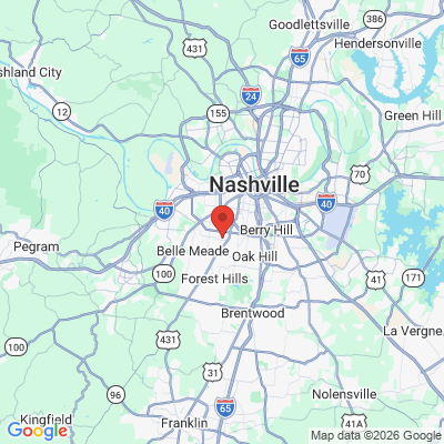 Map to  office in Nashville, TN