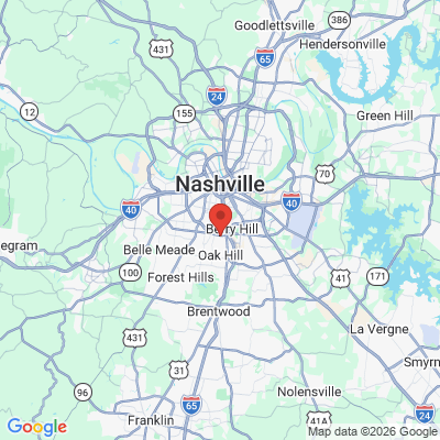 Map to  office in Nashville, TN