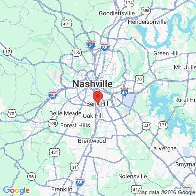 Map to  office in Nashville, TN