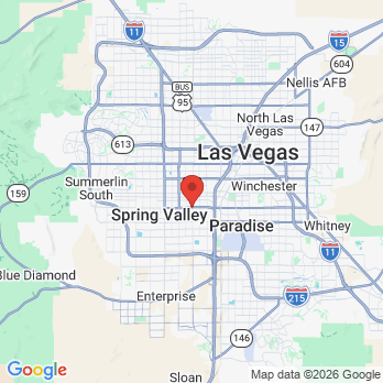 Map to LV Dental office in Las Vegas, NV