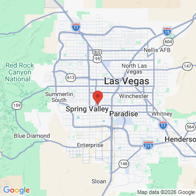 Map to Smile Designers of Las Vegas office in Las Vegas, NV