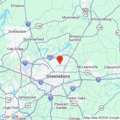 Map to  office in Greensboro, NC