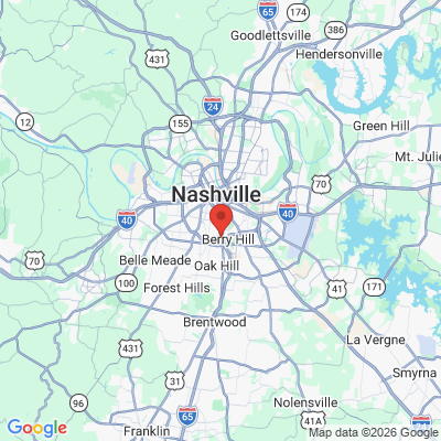 Map to  office in Nashville, TN