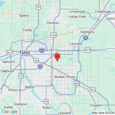 Map to  office in Tulsa, OK