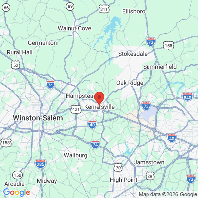 Map to  office in Kernersville, NC