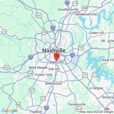 Map to  office in Nashville, TN