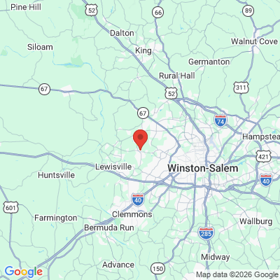 Map to  office in Winston Salem, NC