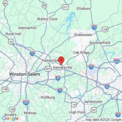Map to  office in Kernersville, NC